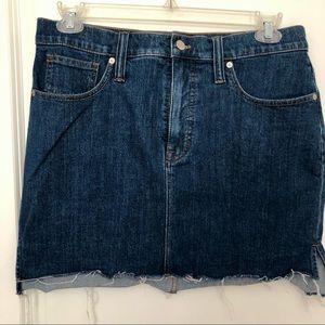 Madewell Denim Mini Skirt